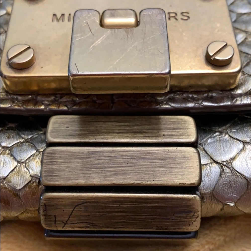 Michael Kors Hadley Python Clutch - image 5